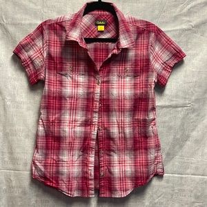 Cables girls buttoned down short sleeve shirt